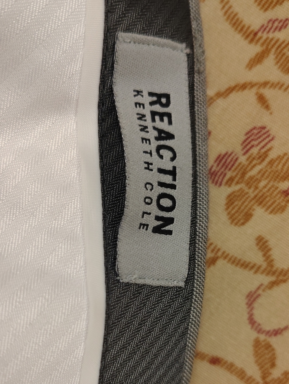 Kenneth Cole Slim Gray Dress Pants